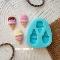 ست بستنی قیفی سایز ۴.۵ الی ۵ سانت