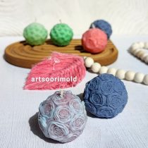 گوی گل رز قطر 4 سانت