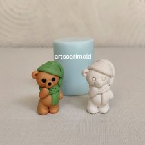 خرس کلاه و شالگردنی 4 سانتی