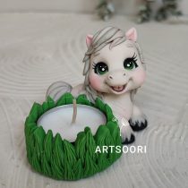 اسب جا وارمری طرح سبزه 7.5 سانتی