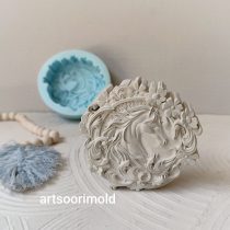 کتیبه گرد تک اسب 10 سانتی