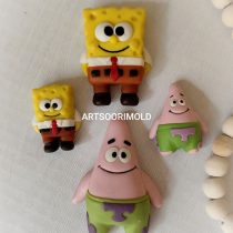 پاتریک و باب اسفنجی پشت تخت